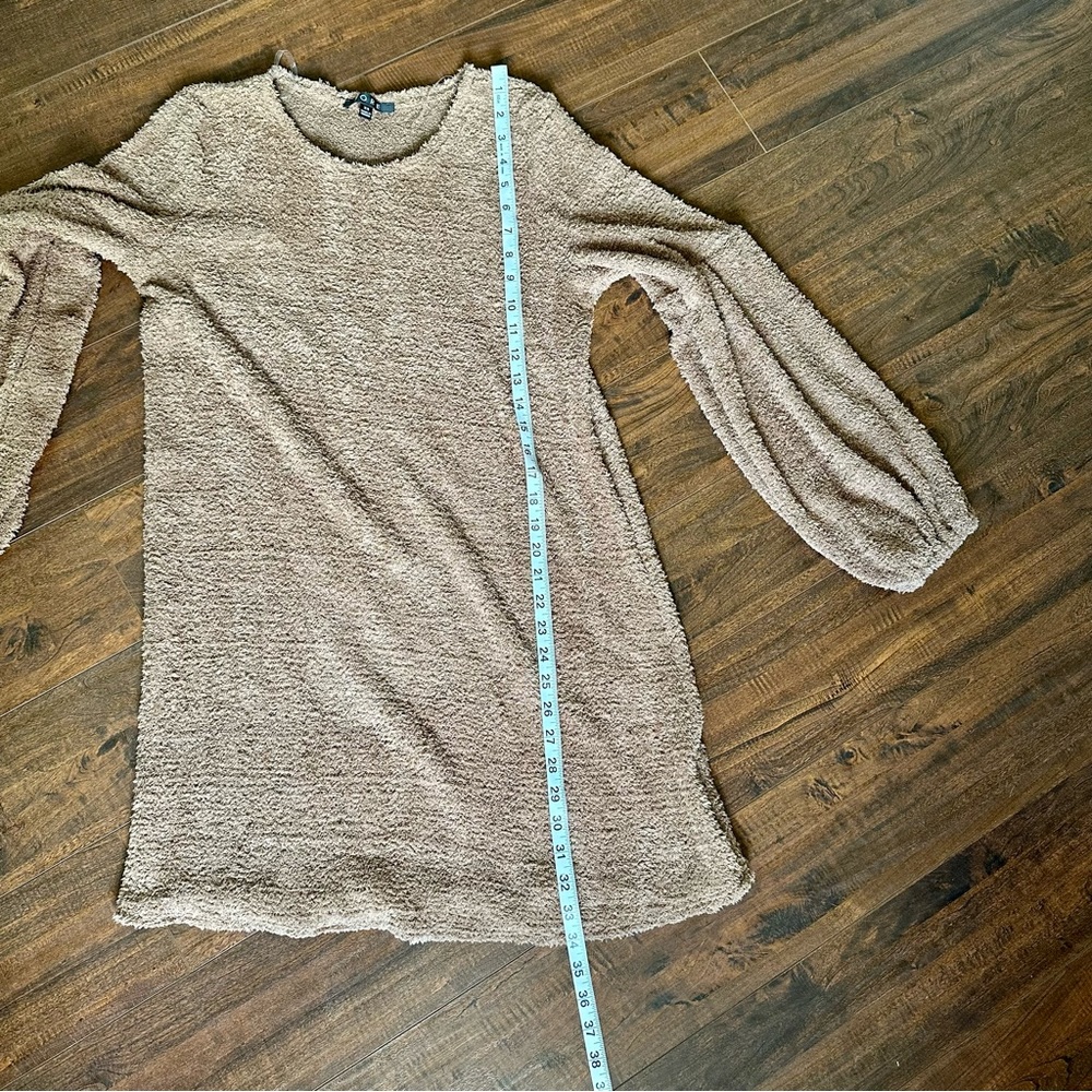 VICI Winter Date Night Chenille Ballon Sleeve Mini Dress NWT - Picture 6 of 10